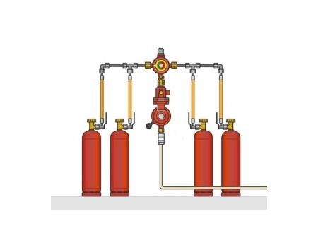 Регулятор тиску для газобалонних установок FL-92-4 (10 кг / год 37 мбар PS 16 бар) - Фото2
